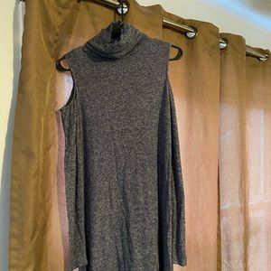 American Eagle soft cold shoulder dress